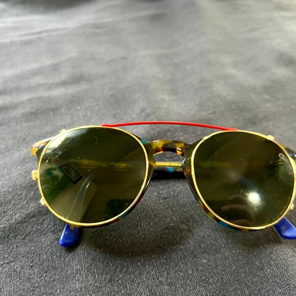 |DISCOUNTED SHIP| RARE Etnia Barcelona JORDAAN Glasses + Clip-On Sunglasses Set - Picture 3 of 8